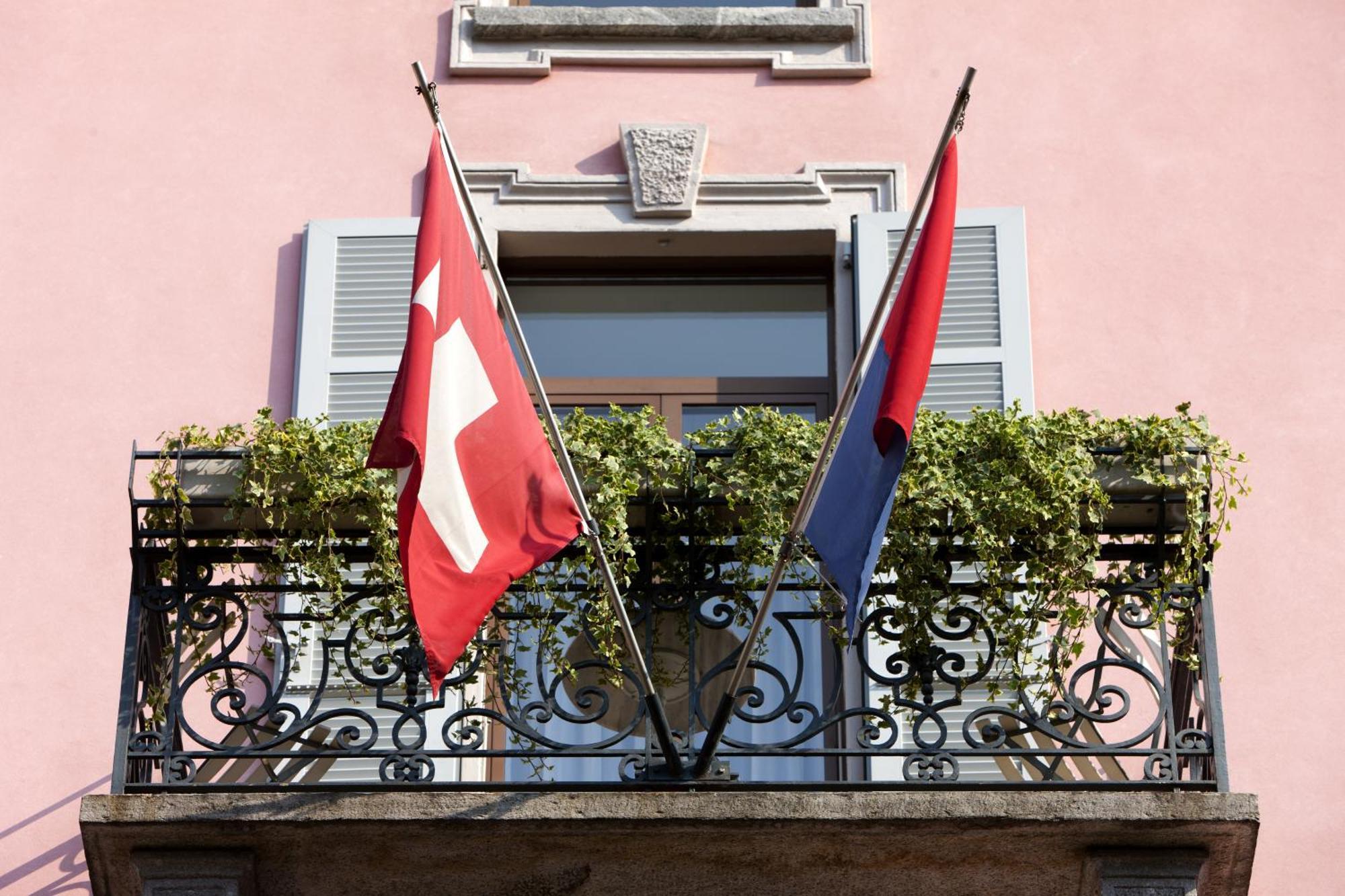 Hotel Zurigo Downtown Lugano Exterior foto